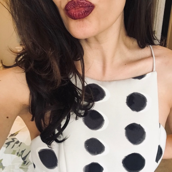 LULU’s High Neck Polka Dot Dress - Picture 3 of 7